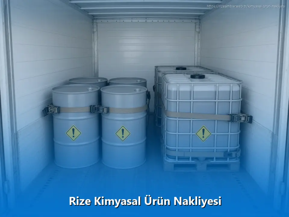 Rize Kimyasal Ürün Nakliyesi
