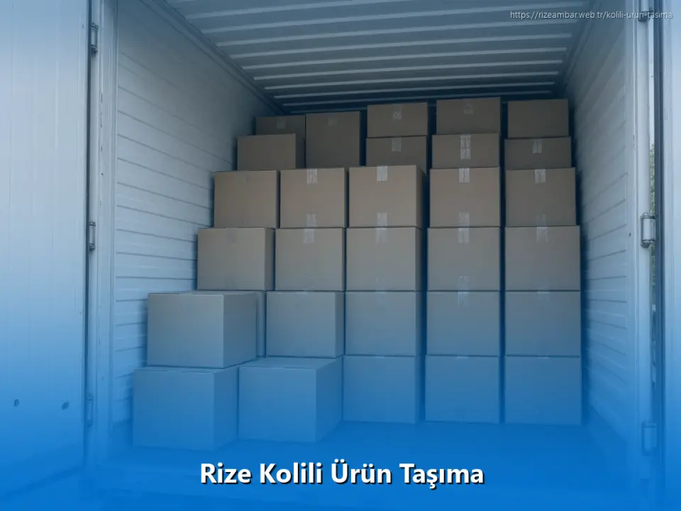 Rize Kolili Ürün Taşıma