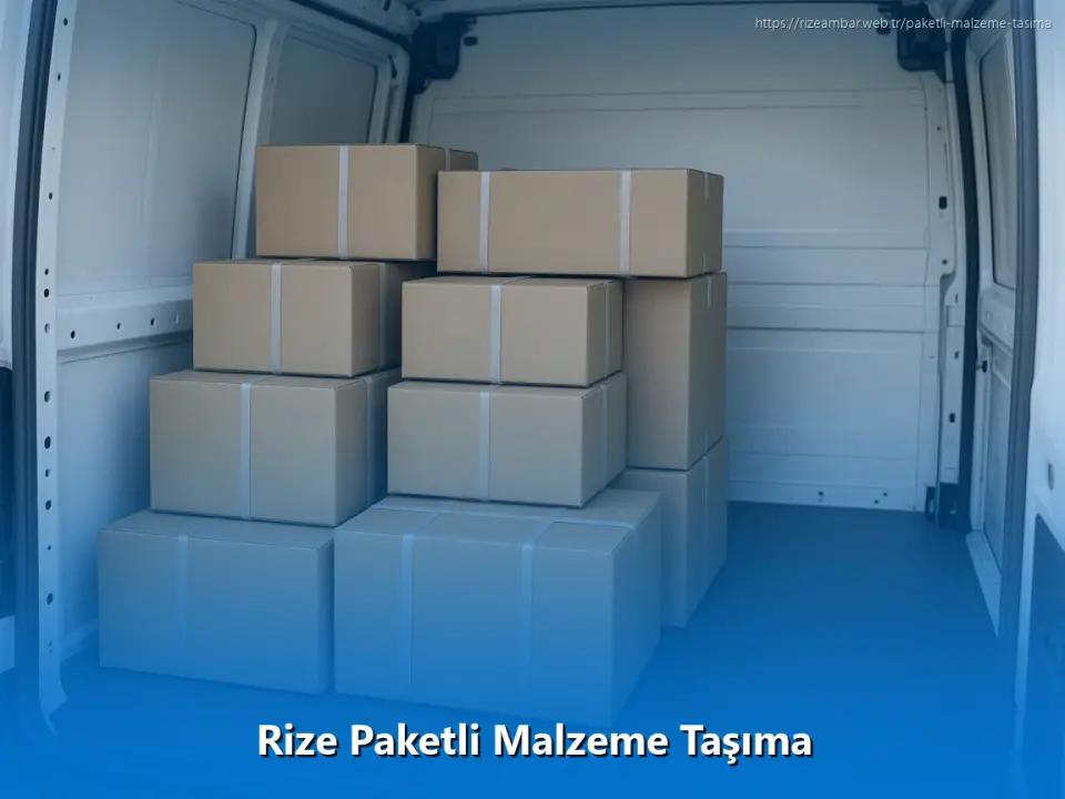 Rize Paketli Malzeme Taşıma